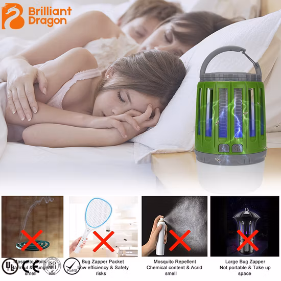Linterna de campamento recargable por USB con luz LED portátil para acampar