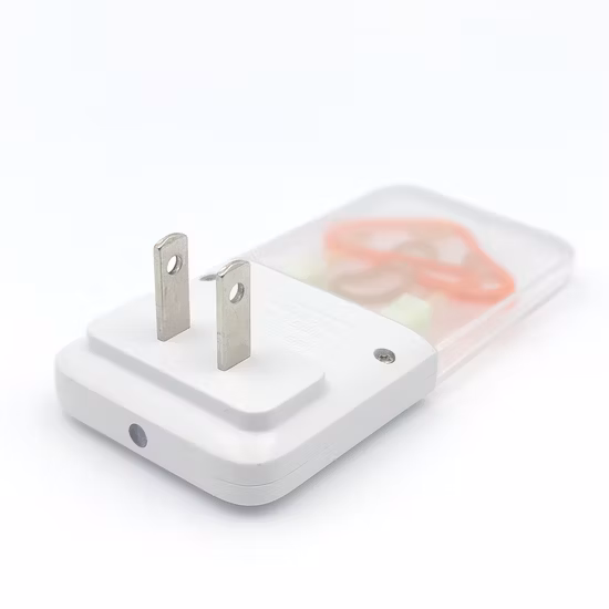 Sensor de gota de agua, luz nocturna enchufable, Material ABS, 110V, 220V, 1W, lámpara LED, luz nocturna para dormitorio